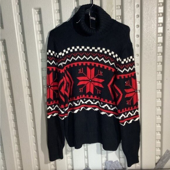 NWT RALPH LAUREN COLLECTION HAND KNIT 100% Cotton SWEATER SZ L